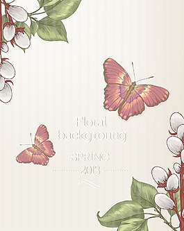 花卉矢量插圖
