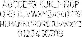 stencilcase字體