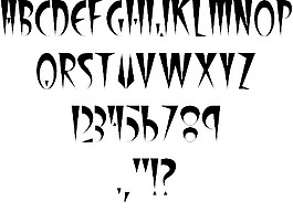 細字體