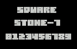 平方stone-7字體