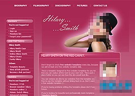 女性整容美容护肤CSS模板