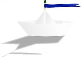paperboat剪貼畫