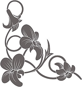 花卉矢量元素