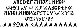 tersesat字體