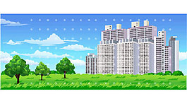 远处的建筑