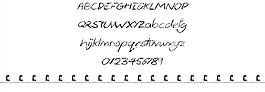 坑的字體