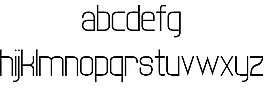 二零一字体