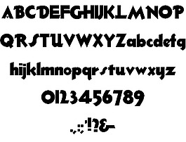 thickdeco字體