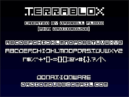 terrablox字體