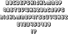 三硬盤的字體
