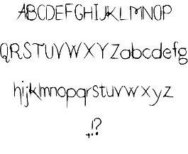 thinhand字體