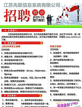 招聘海報(bào)