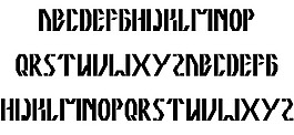 快速的字體
