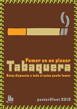 tabaquera字体