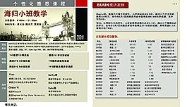 雅思培訓學校單頁設計