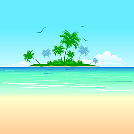 大海里的小島