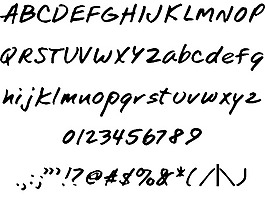 tomshand字体