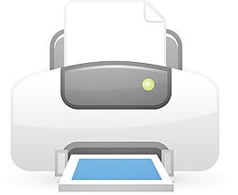 打印機藍Lite的電腦圖標