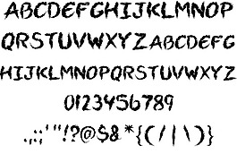 vtcallskratchedupone字體