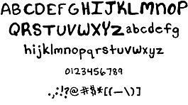 無標題的字體