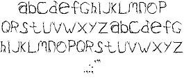安定的字體