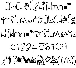 vanillarainbows字体