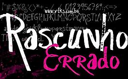 vtks rascunho errado字體