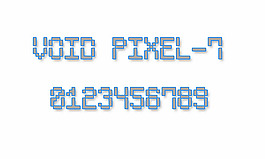 無效的pixel-7字體