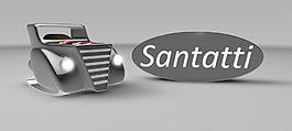 圣誕老人的雪橇santatti