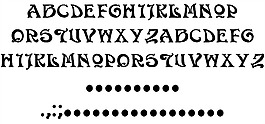 烏蘭的字體
