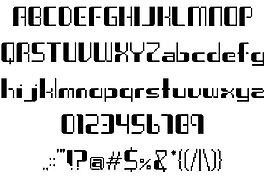 病毒53x字體