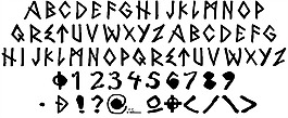 vidir北歐古字母的字體