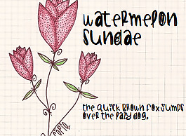 watermelonsundae字體