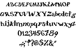 verrutscht字體