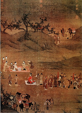 休息的人們