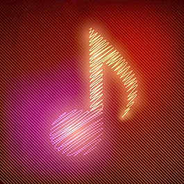 抽象的音符