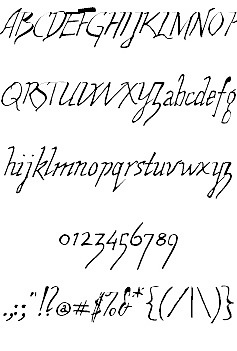 wolven腳本字體