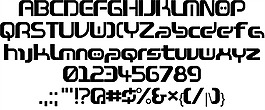 戰區的字體