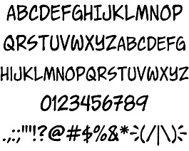 wurper漫画字体