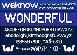 美妙的字体