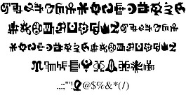 双足飞龙的灵魂的社会字体