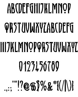 xayax字体