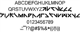 偏航：字體