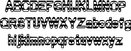 斑馬游行的字體