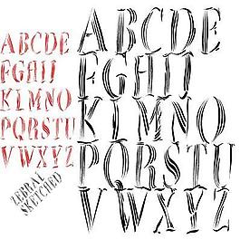 zebral勾勒的字体