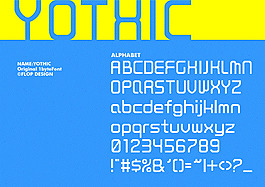 yothic字體