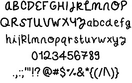 365letters字體