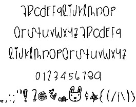 zipperheart字體