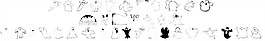 101。一個幽靈般的字體的字體