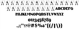 101。那心的字體